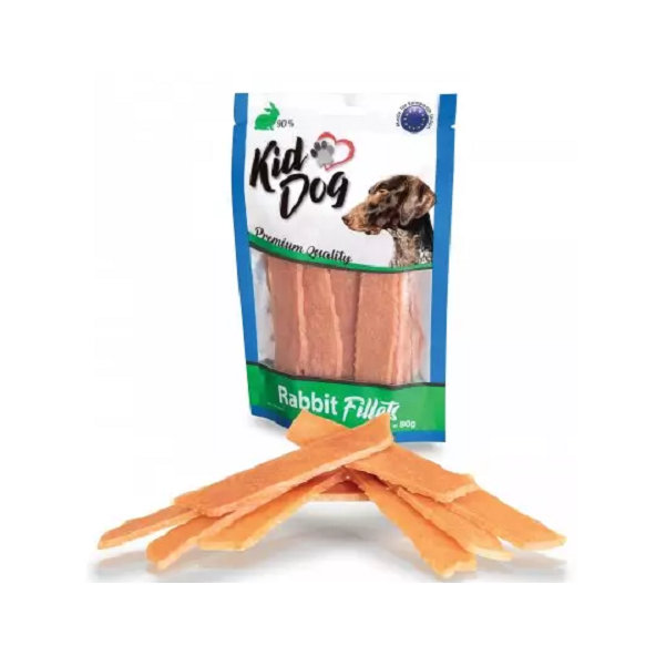 KID DOG králičí filetované maso pro psy 80 g