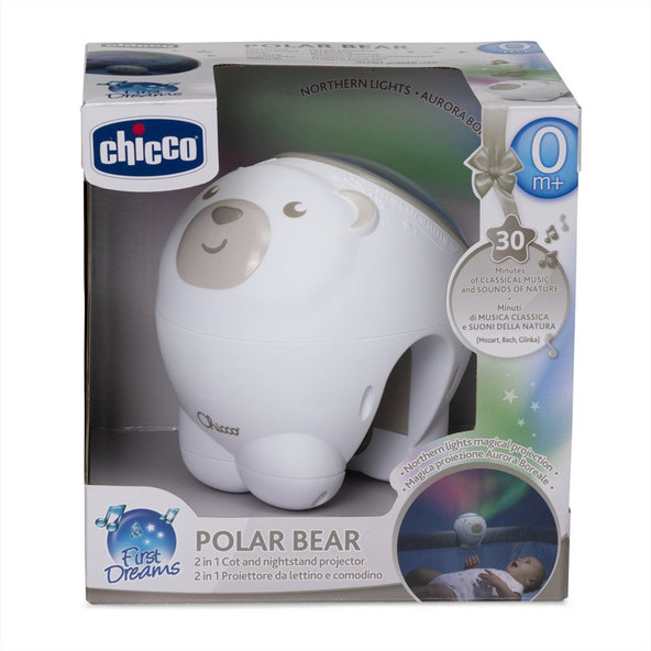 Chicco projektor polární záře Medvěd neutral