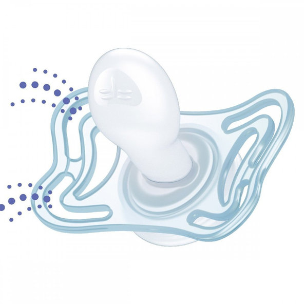 Chicco Physio Light silikonový dudlík noční 16–36 m 2 ks