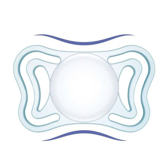 Chicco dudlík Physio Light silikonový noční 6–16 m 2 ks