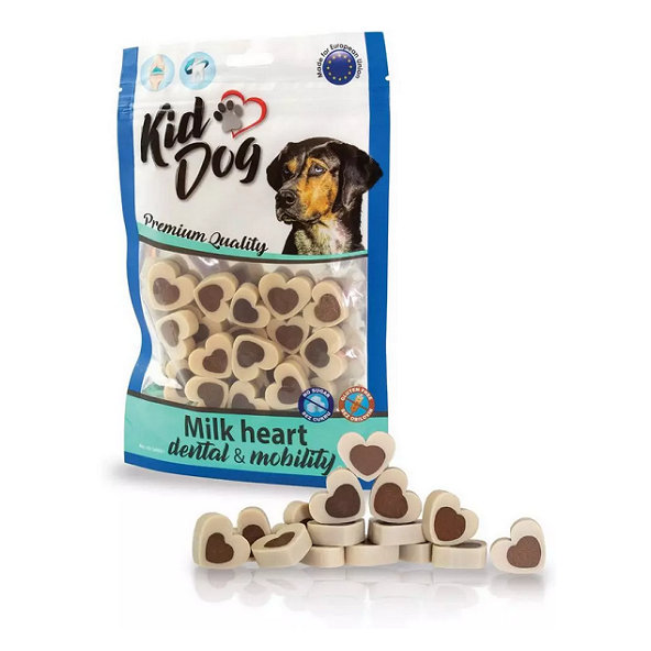 KID DOG dentální mléčná srdíčka pro psy 80 g