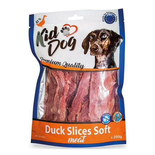 KID DOG měkký kachní plátek pro psy 250 g