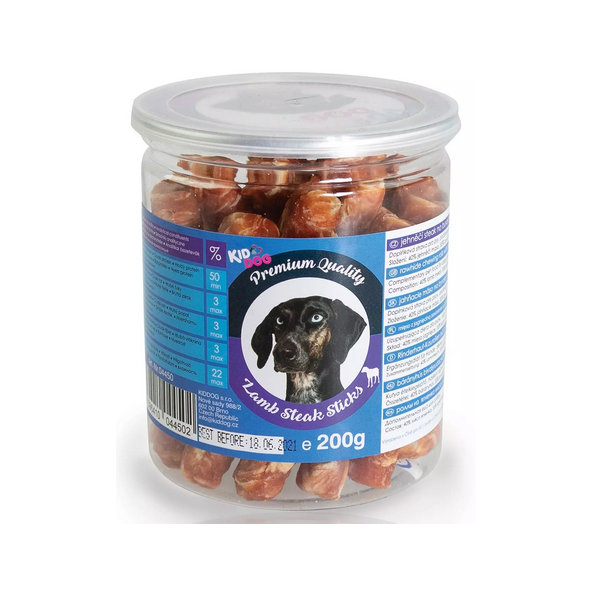 KID DOG Premium Quality jehněčí steak na buvolí tyčince 200 g