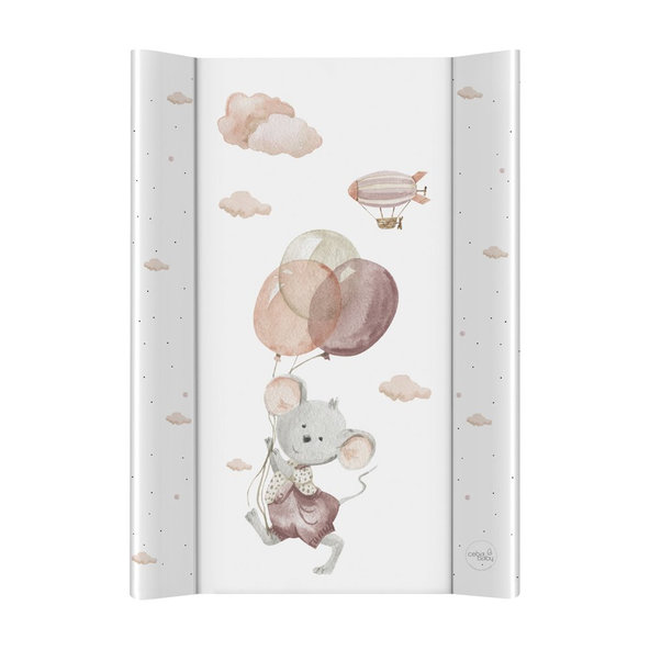 CEBA Přebalovací podložka měkká 2-hranná 50x70 cm Basic Mouse