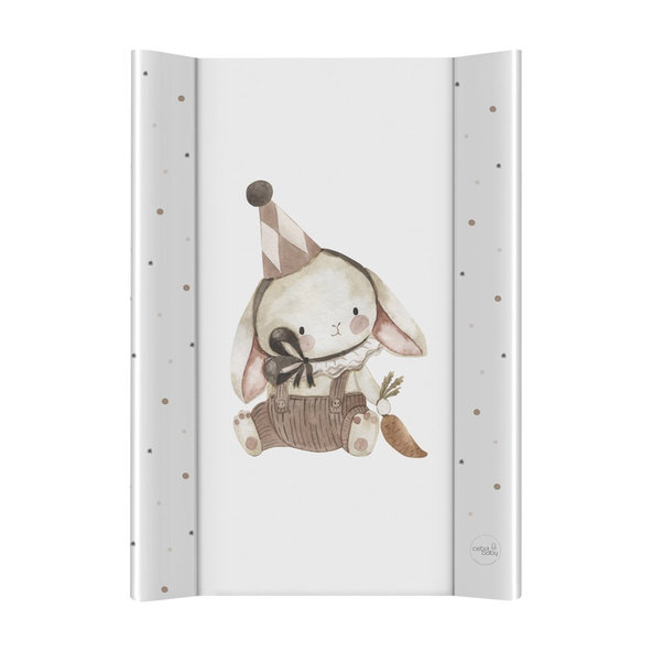 CEBA Přebalovací podložka 2-hranná 50x70 cm Ultra Light Clown Bunny