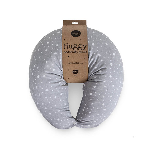 CEBA Kojicí polštář HUGGY 150x60x37 cm Basic Grey Stars