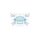 Chicco Physio Luxe dudlík oranžová/šedá 6–16 m 2 ks