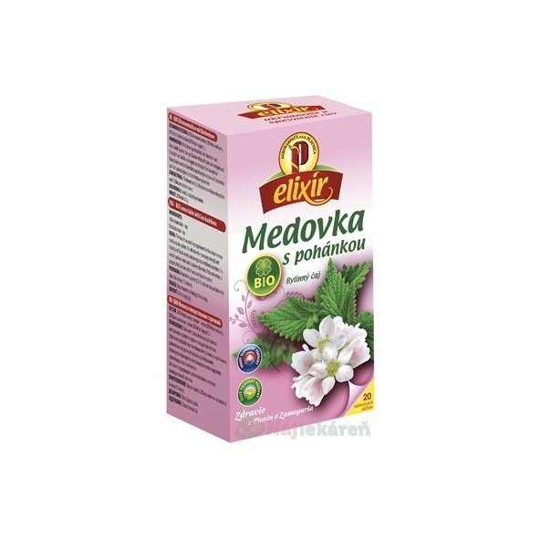 AGROKARPATY BIO meduňka s pohankou čaj 20x1,5 g