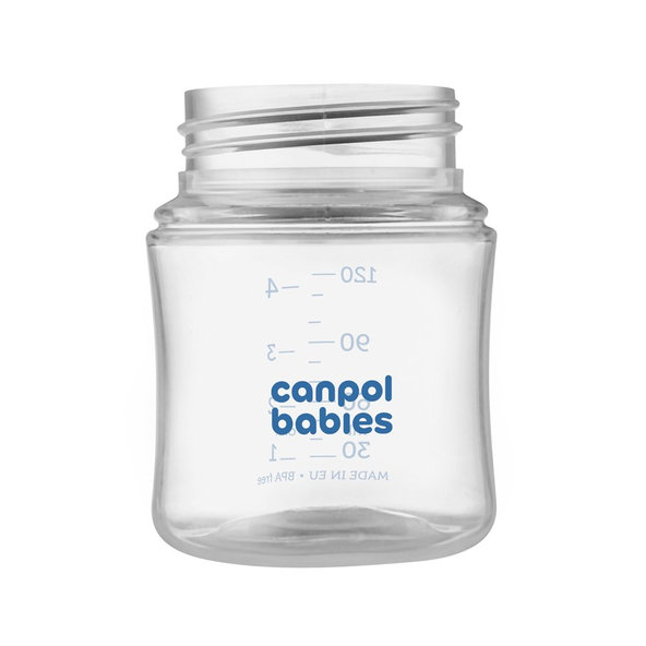 Canpol Babies sada lahví na uskladnění mateřského mléka 120 ml 3 ks