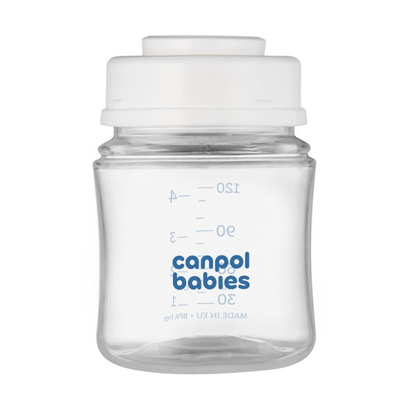Canpol Babies sada lahví na uskladnění mateřského mléka 120 ml 3 ks