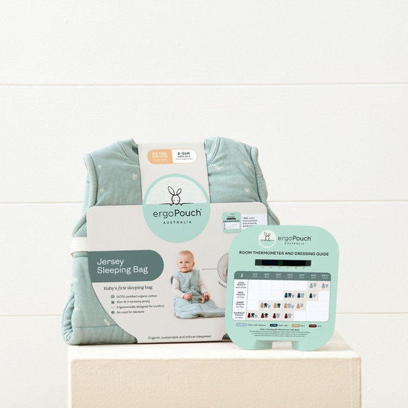 ergoPouch Jersey spací pytel Willow 3–12 m 6–10 kg 2,5 TOG