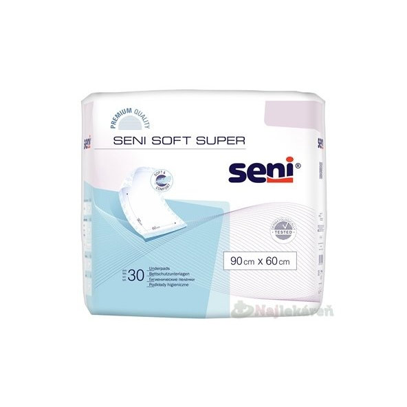 Seni Soft Super hygienické podložky 90x60cm 30 ks