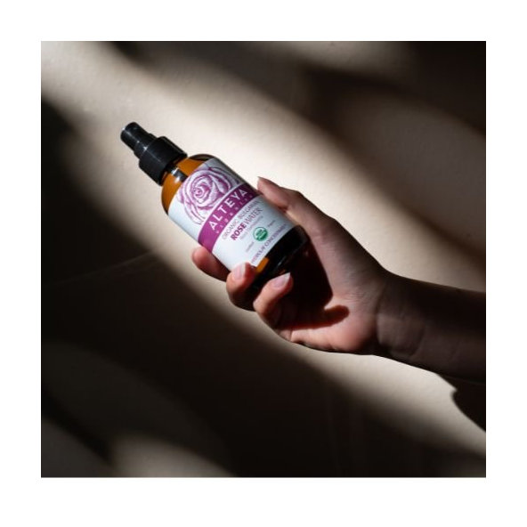 Alteya BIO růžová voda ve skle 120 ml