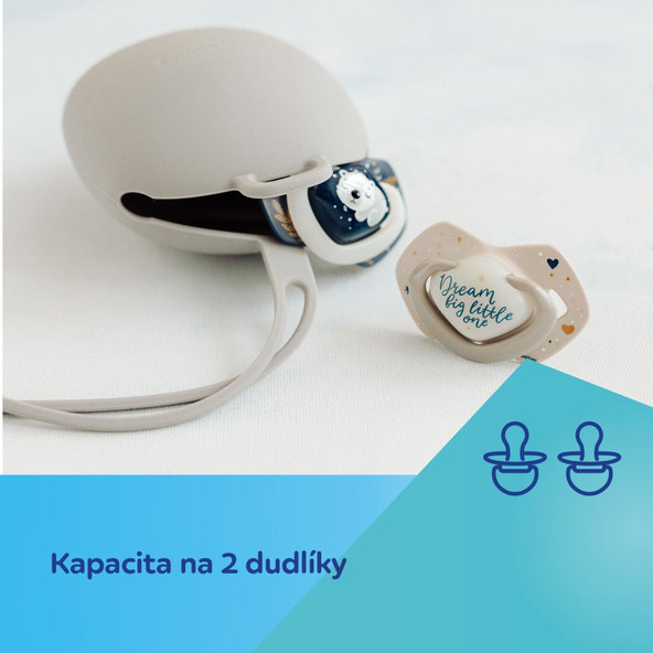 Canpol Babies silikonový obal na dudlík růžový