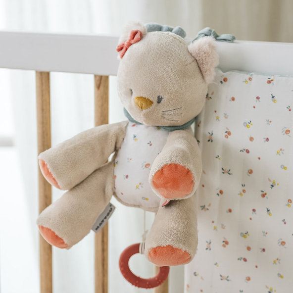 NATTOU Kočička plyšová hudební Lana 30 cm