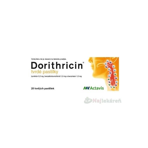 Dorithricin na bolest v krku 20 pastilek