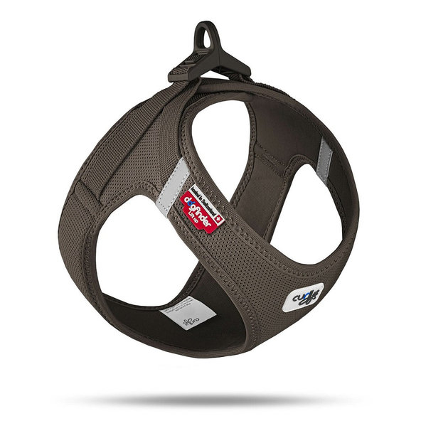 Curli postroj pro psy se sponou Air-Mesh Brown L 8–13 kg