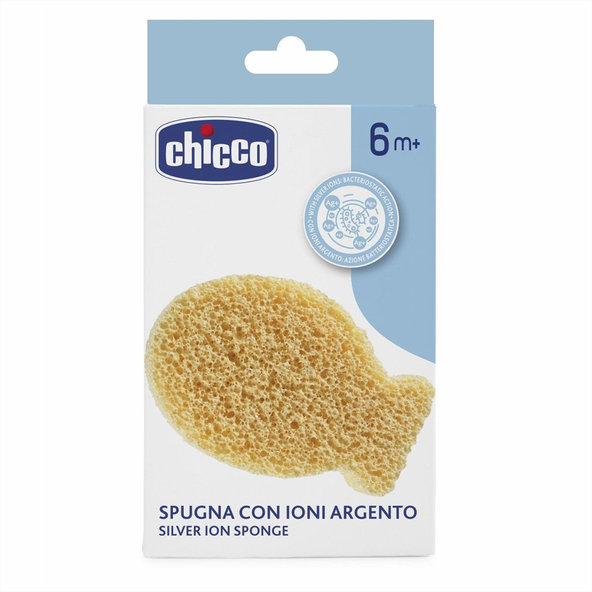 Chicco houba na mytí se stříbrnými ionty 6 m+