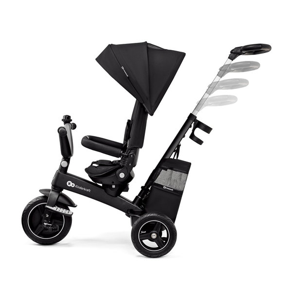 Kinderkraft Select trojkolka Easytwist Black Premium