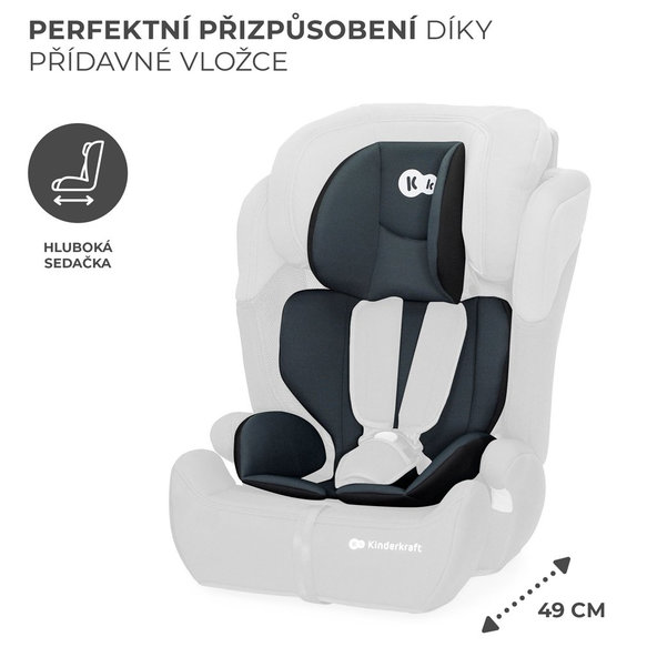 Kinderkraft autosedačka Comfort Up i-Size 76–150 cm Black