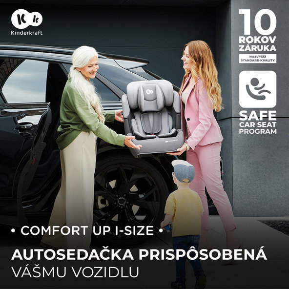 Kinderkraft autosedačka Comfort Up i-Size 76–150 cm Green