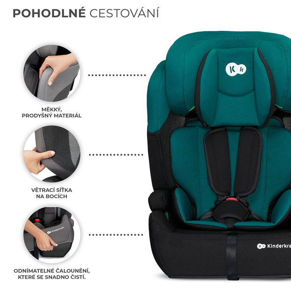 Kinderkraft autosedačka Comfort Up i-Size 76–150 cm Green
