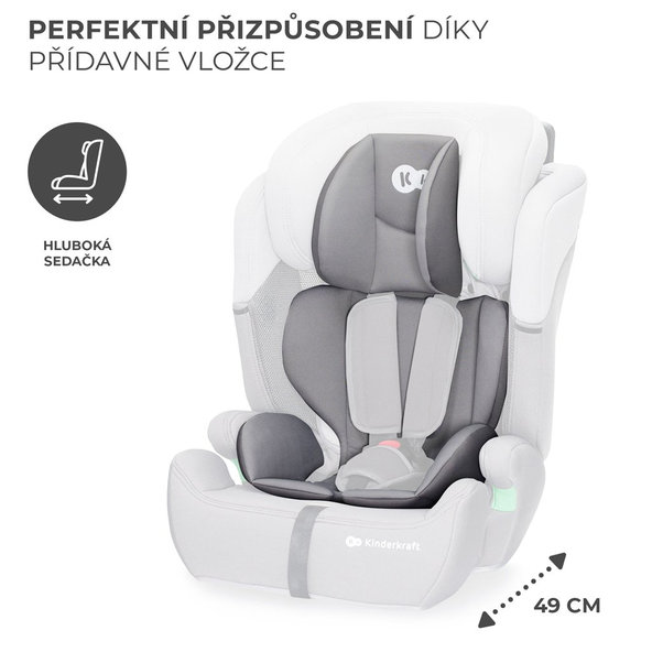 Kinderkraft autosedačka Comfort Up i-Size 76–150 cm Grey