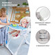 Kinderkraft jedálenská stolička Yummy Grey