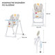 Kinderkraft jídelní židlička Yummy Multi