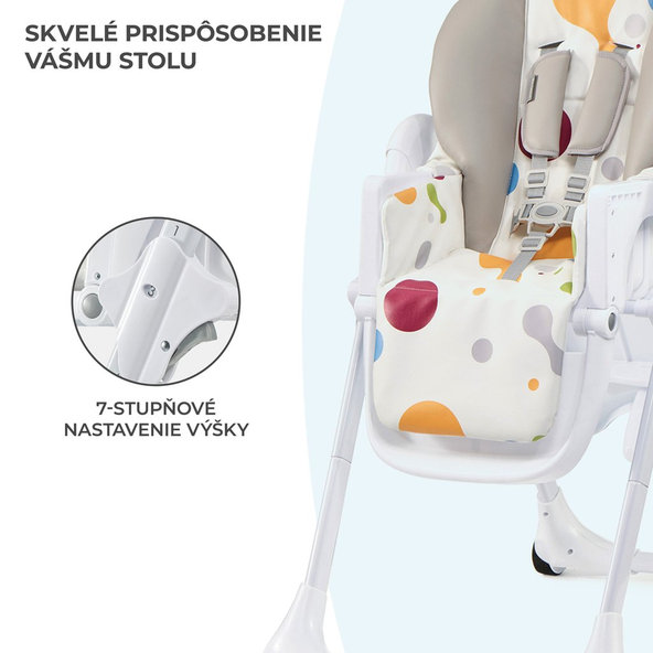 Kinderkraft jídelní židlička Yummy Multi
