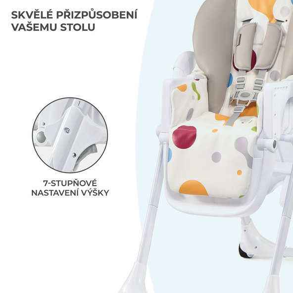 Kinderkraft jídelní židlička Yummy Multi