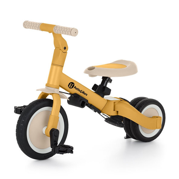 PETITE&MARS multifunkční tříkolka Turbo Intense Ochre 5v1