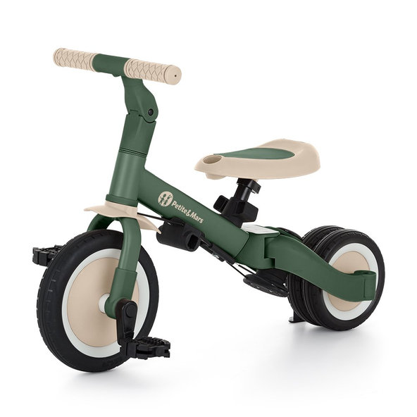 PETITE&MARS multifunkční tříkolka Turbo Misty Green 5v1