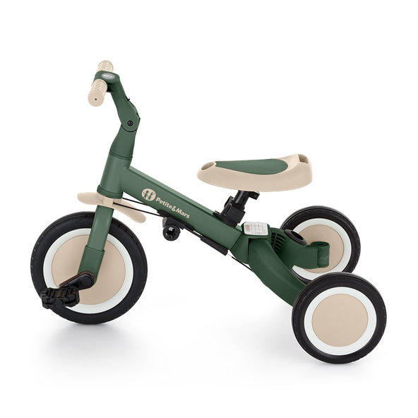PETITE&MARS multifunkční tříkolka Turbo Misty Green 5v1