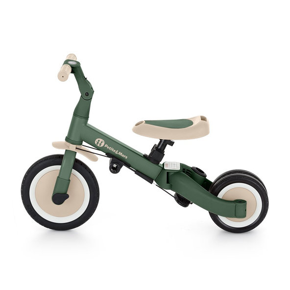 PETITE&MARS multifunkční tříkolka Turbo Misty Green 5v1