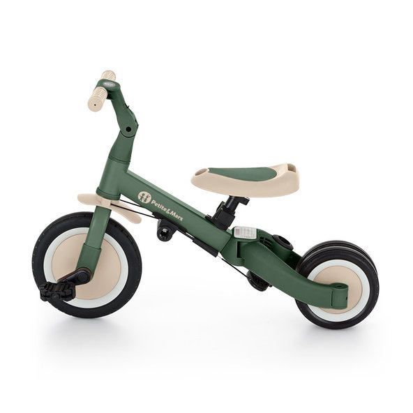 PETITE&MARS multifunkční tříkolka Turbo Misty Green 5v1