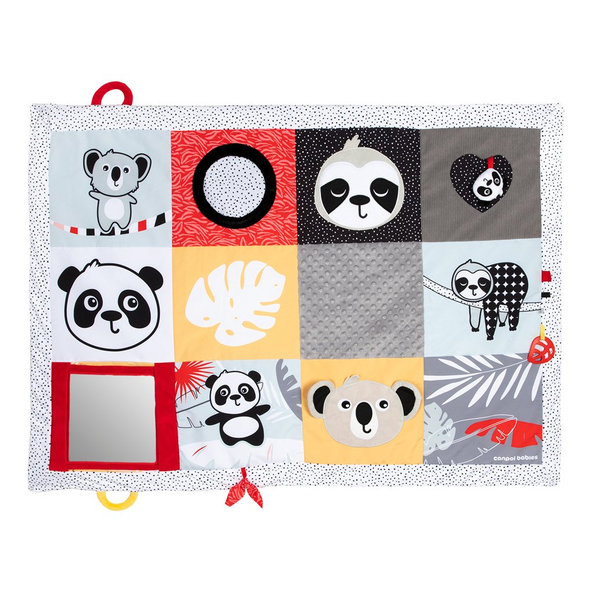 Canpol Babies edukační hrací podložka BabiesBoo 0 m+ 130 × 95 cm
