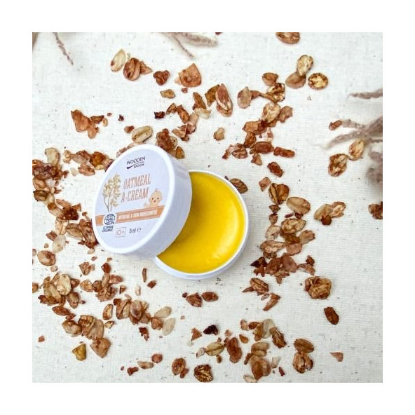 Wooden Spoon zklidňující krém z ovesných vloček 15 ml