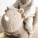 NATTOU Houpačka Teddy plyš nosorožec taupe 10 m+