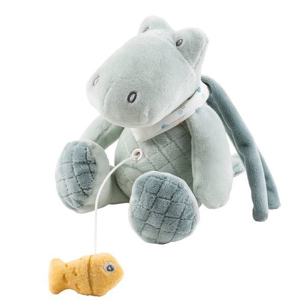 NATTOU Krokodýl plyšový hudební Romeo 23 cm