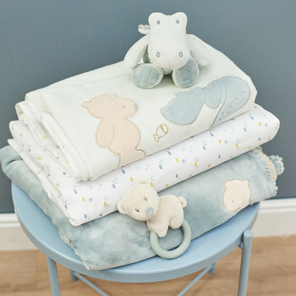 NATTOU Romeo, Jules & Sally ložní prádlo 2 dílné 100x140 a 40x60 cm