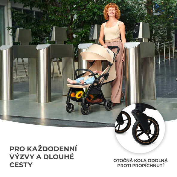 Kinderkraft športový kočík Apino Duno Beige