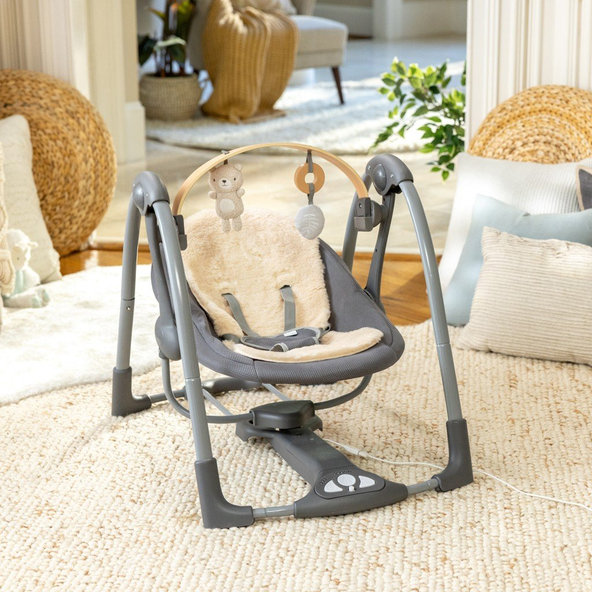 Ingenuity houpačka s vibrací a melodií Chic Boutique 0 m+ do 9 kg
