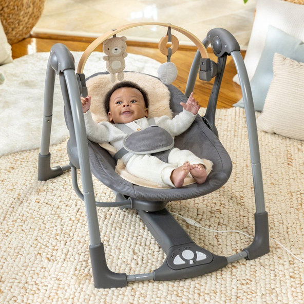 Ingenuity houpačka s vibrací a melodií Chic Boutique 0 m+ do 9 kg