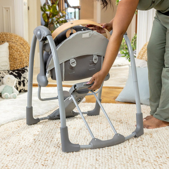 Ingenuity houpačka s vibrací a melodií Chic Boutique 0 m+ do 9 kg