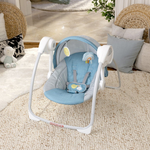 Ingenuity houpačka s melodií Sun Valley™ Teal 0 m+ do 9 kg