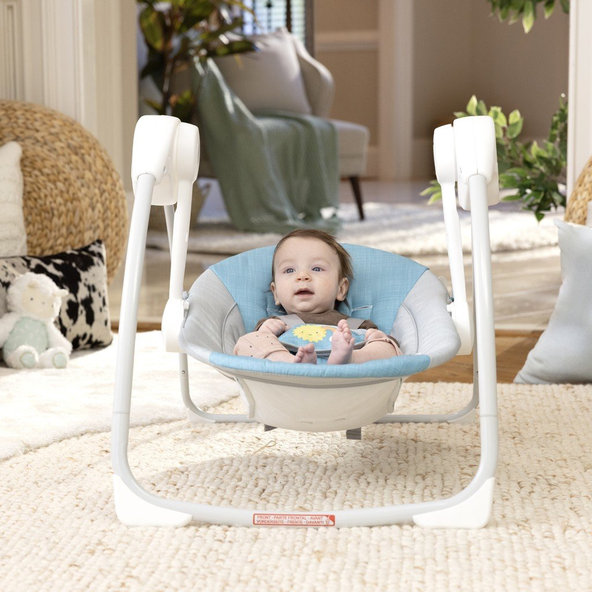 Ingenuity houpačka s melodií Sun Valley™ Teal 0 m+ do 9 kg