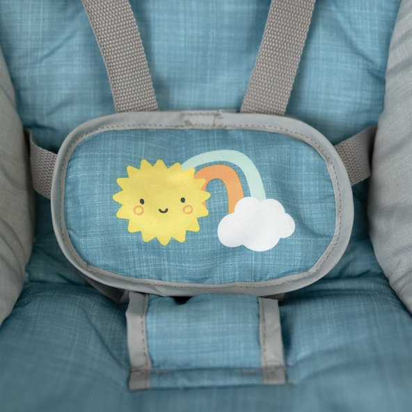 Ingenuity houpačka s melodií Sun Valley™ Teal 0 m+ do 9 kg