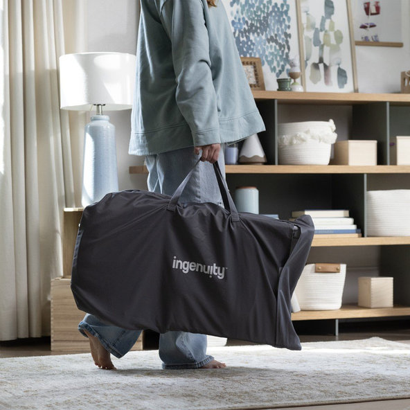 Ingenuity lehátko Happy Belly™ Rock-to-Bounce Chambray 0 m+ do 9 kg