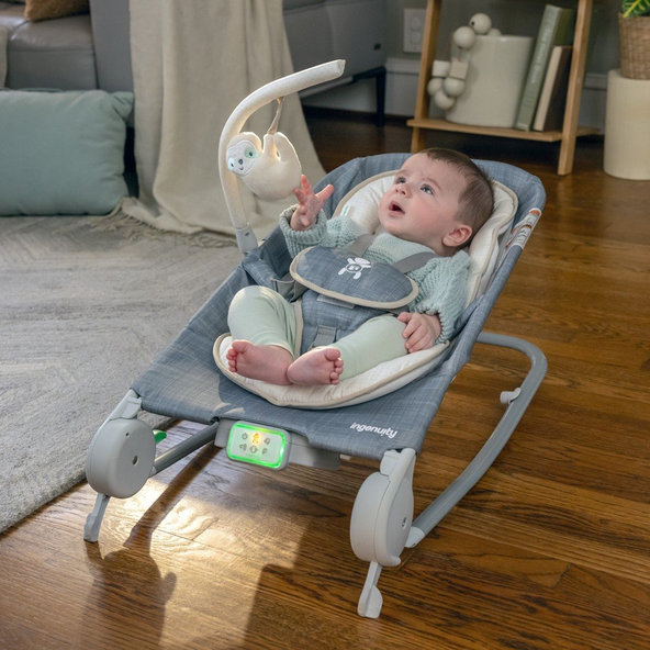 Ingenuity lehátko Happy Belly™ Rock-to-Bounce Parker™ 0 m+ do 9 kg
